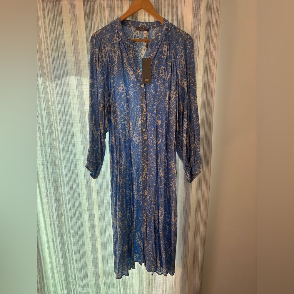 NWT Jake’s Blue Floral Dress